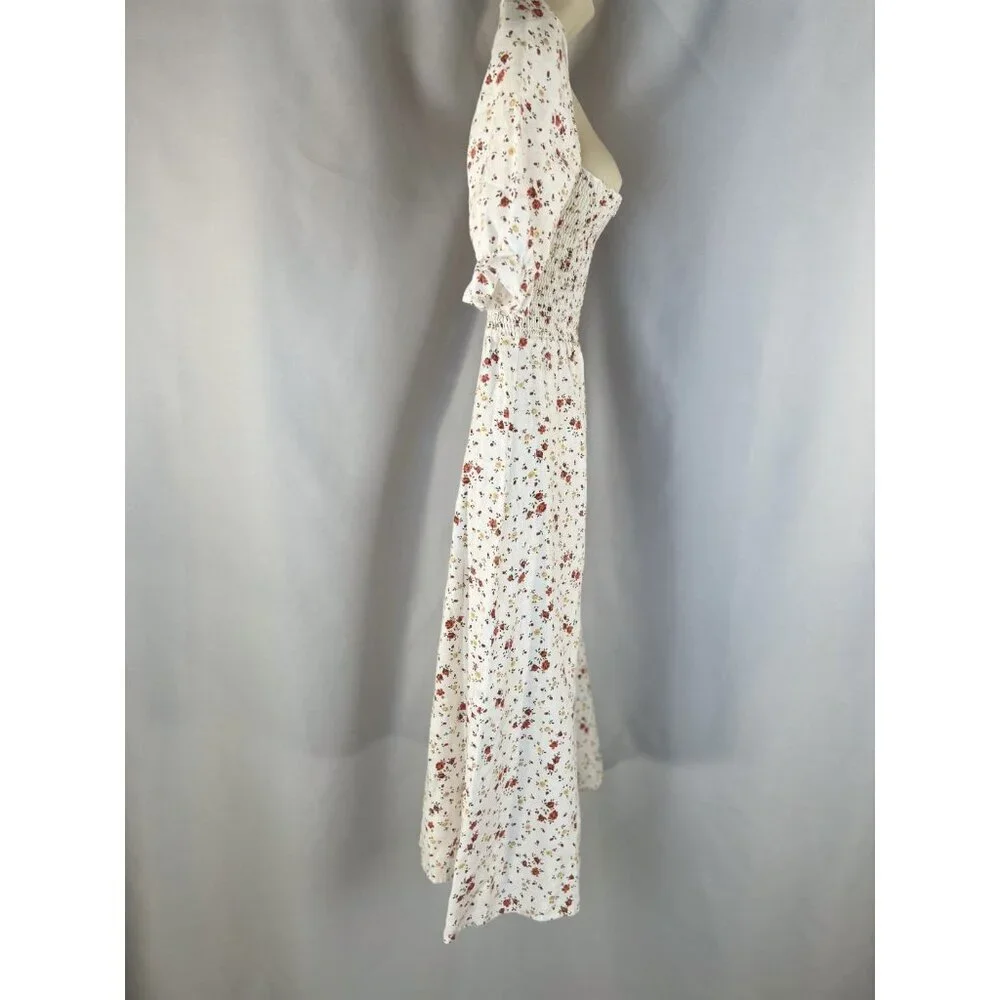 NEW Reformation Marabella Midi Dress in Veronica Print $248 - Picture 10 of 13